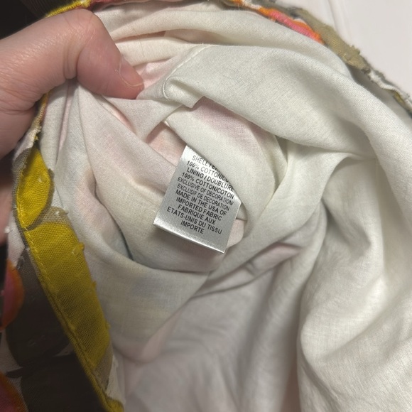 Milly of New York Swiss Dot Cotton Lemon & Cherry Print Mini Dress Size 2 - Picture 6 of 10